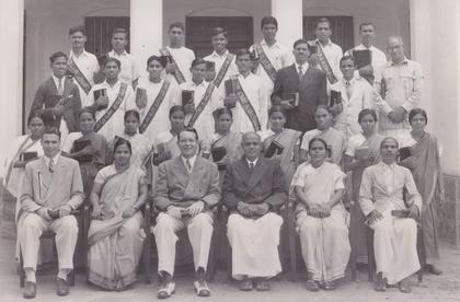 Students and staff in the early years of the college (4)